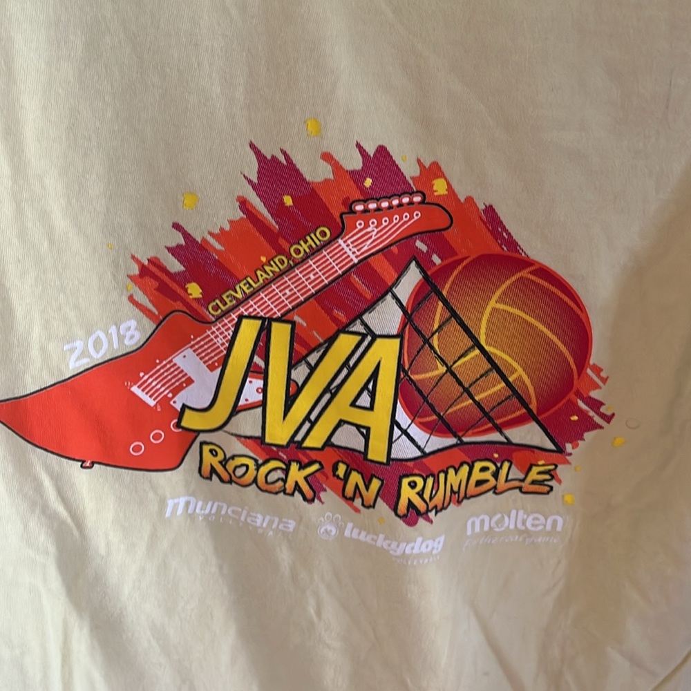 Women’s JVA Rock & Rumble Volleyball Tournament Long Sleeve Tshirt. Size S. - Picture 3 of 8